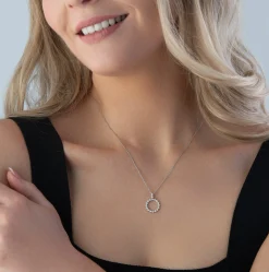 Beaverbrooks Starlit 18ct White Gold Diamond Pendant