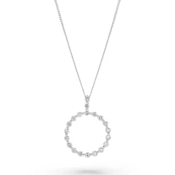 Beaverbrooks Starlit 18ct White Gold Diamond Pendant