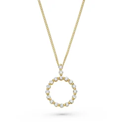 Beaverbrooks Starlit 18ct Yellow Gold Diamond Pendant