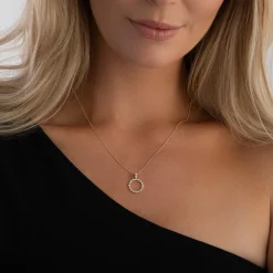 Beaverbrooks Starlit 18ct Yellow Gold Diamond Pendant