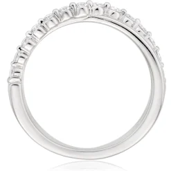 Beaverbrooks Starlit Platinum Diamond Half Eternity Ring