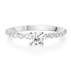Beaverbrooks Starlit Platinum Diamond Solitaire Ring
