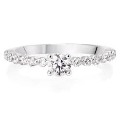 Beaverbrooks Starlit Platinum Diamond Solitaire Ring