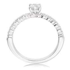 Beaverbrooks Starlit Platinum Diamond Solitaire Ring