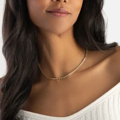 Beaverbrooks Yellow Gold Plated Heart Necklace