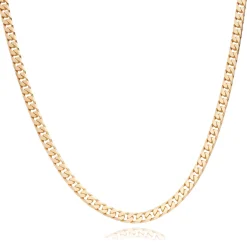 Beaverbrooks Yellow Gold Plated Men’s Curb Chain