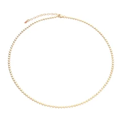 Beaverbrooks Yellow Gold Plated Circle Necklace