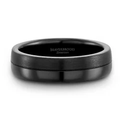 Beaverbrooks Zirconium 6mm Men’s Ring