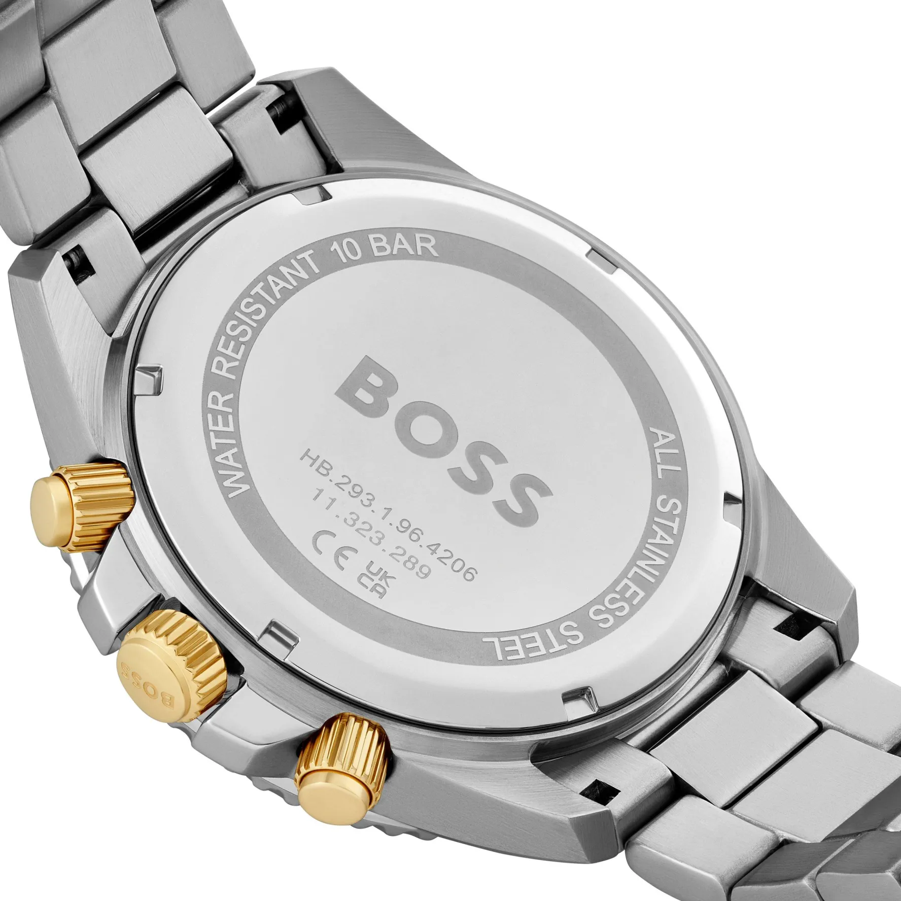 BOSS Admiral 46mm Stainless Steel and Yellow Gold PVD Chronograph Men’s Watch