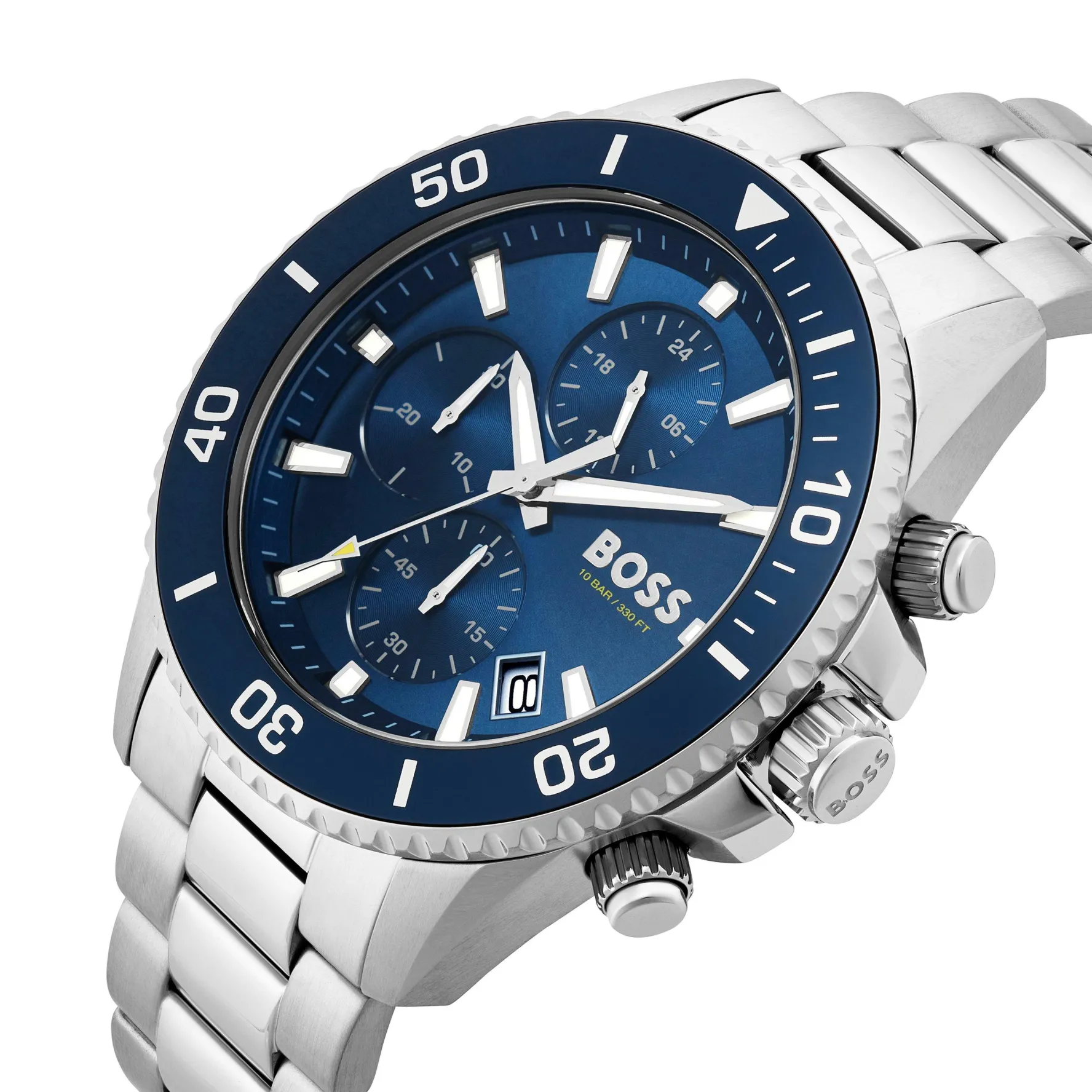 BOSS Admiral 46mm Stainless Steel Chronograph Men’s Watch