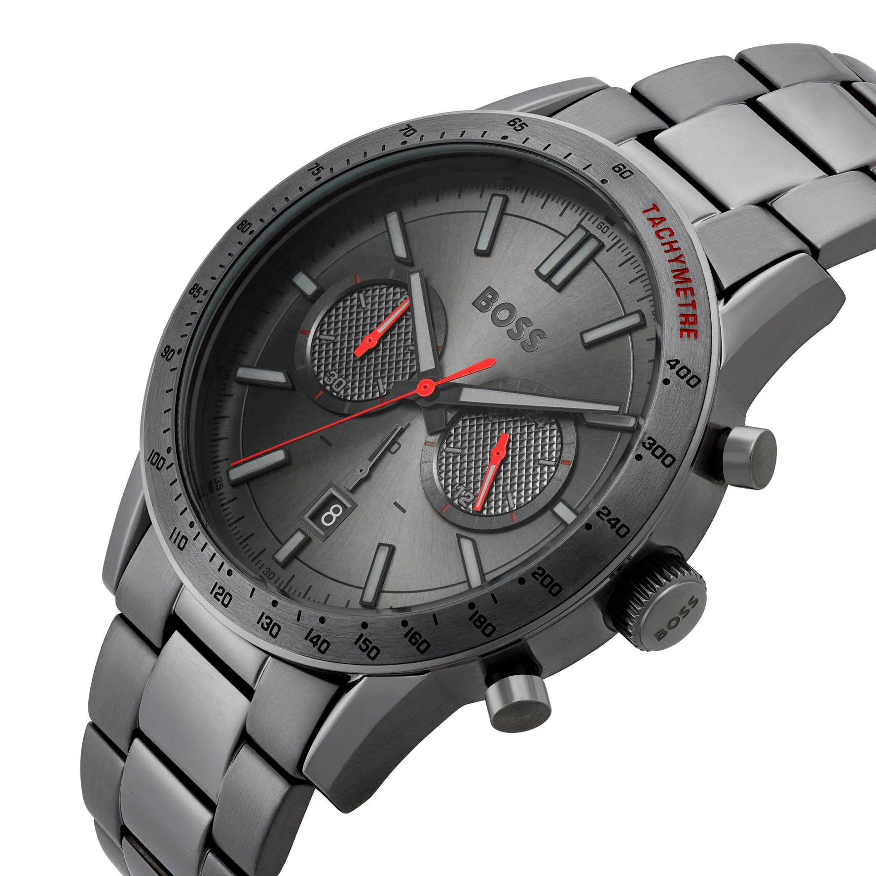 BOSS Allure 44mm Stainless Steel Chronograph Men’s Watch