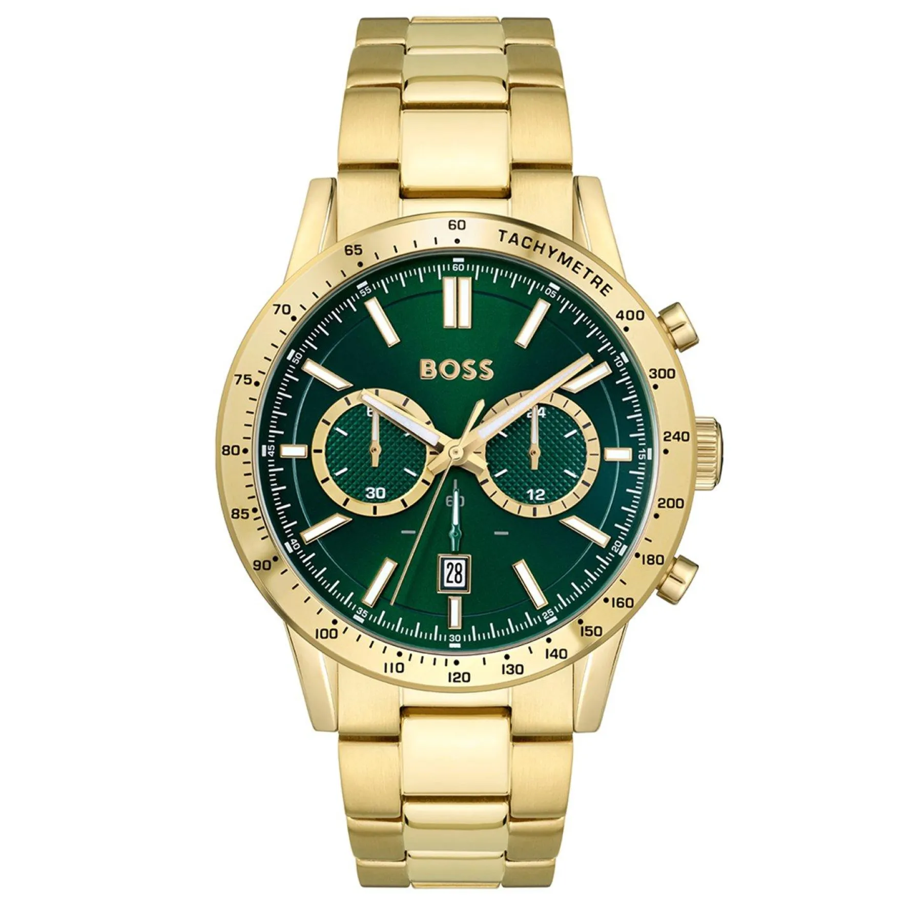 BOSS Allure 44mm Yellow Gold Tone Chronograph Men’s Watch