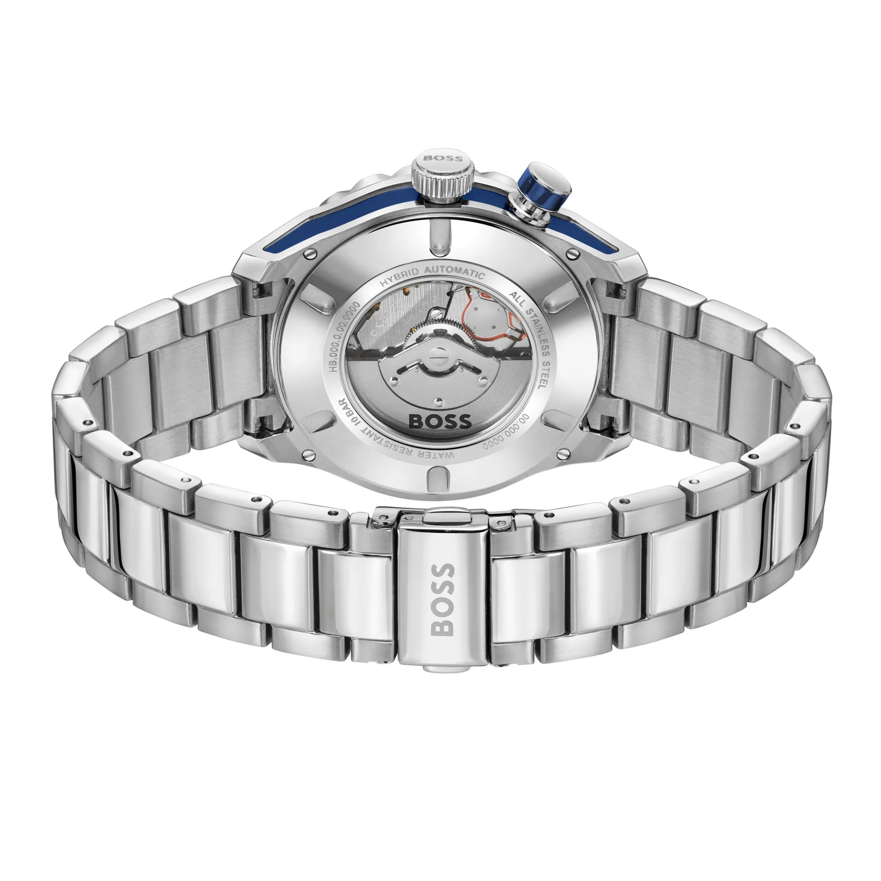 BOSS BOSSMATIC 42mm Stainless Steel Hybrid Automatic Men’s Watch