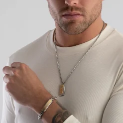 BOSS Devon Stainless Steel Men’s Necklace