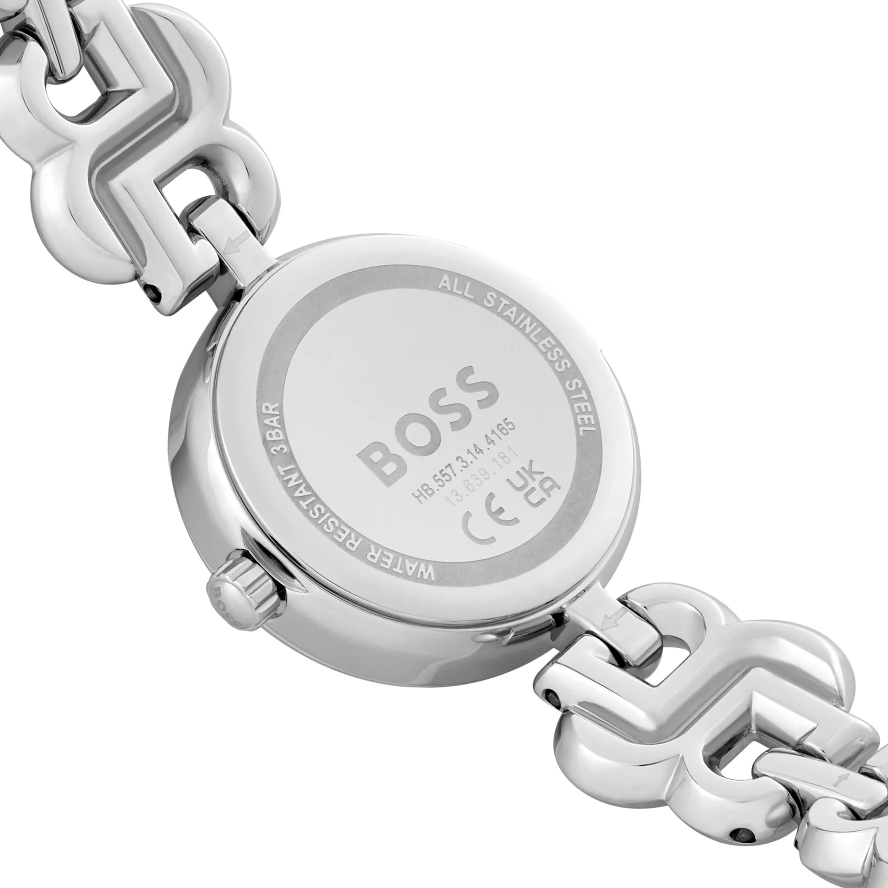 BOSS Double B 23mm Stainless Steel Ladies Watch