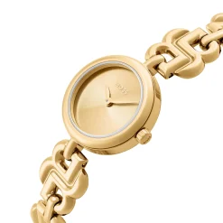 BOSS Double B 23mm Yellow Gold Tone Ladies Watch
