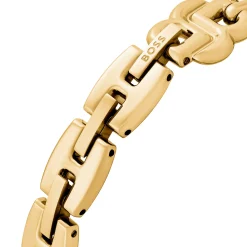 BOSS Double B 23mm Yellow Gold Tone Ladies Watch