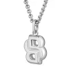 BOSS Double B Silver Pendant