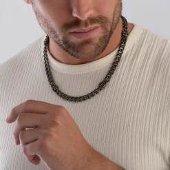 BOSS Double B Stainless Steel Men’s Necklace