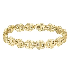 BOSS Double B Yellow Gold Tone Bracelet
