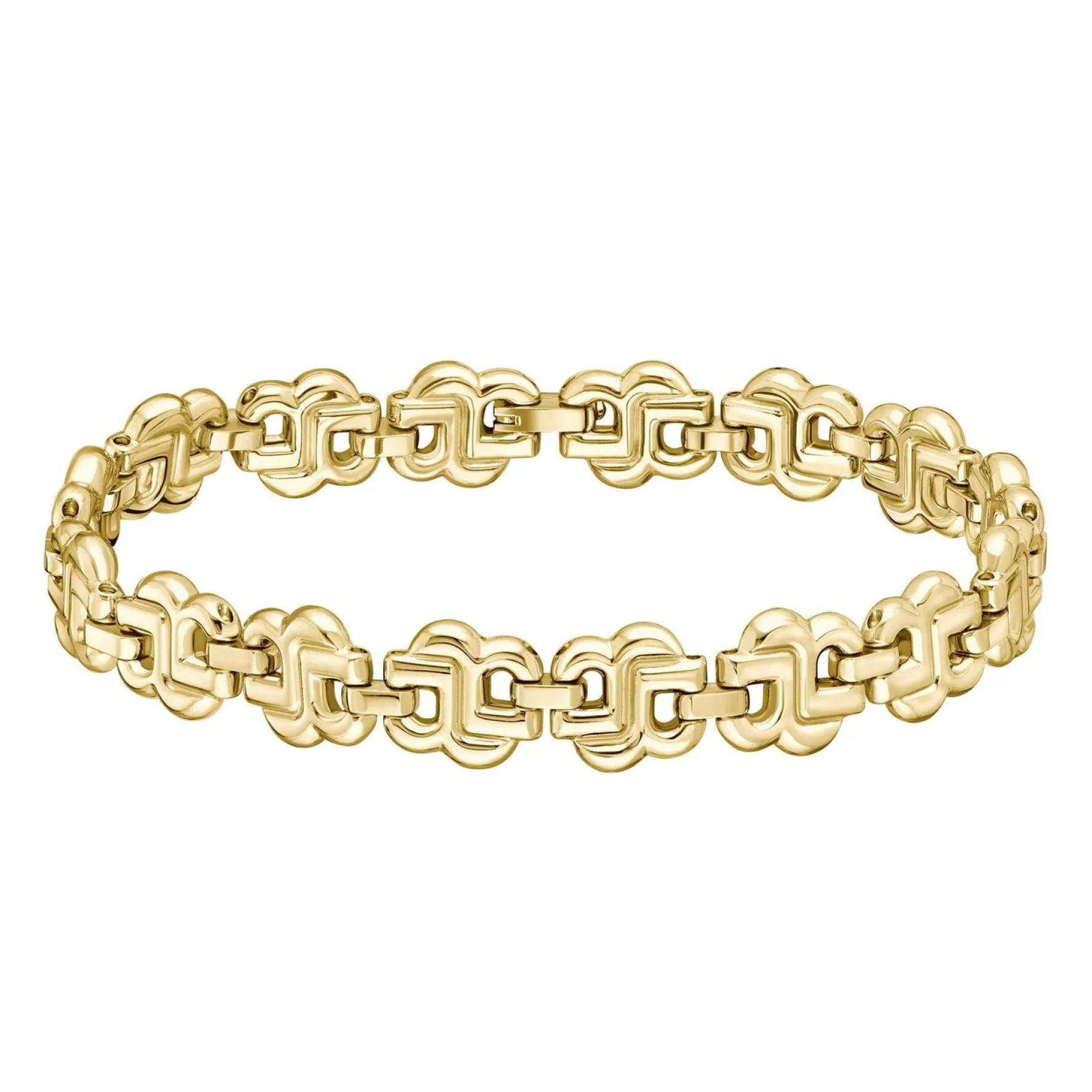 BOSS Double B Yellow Gold Tone Bracelet