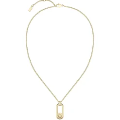 BOSS Double B Yellow Gold Plated Pendant