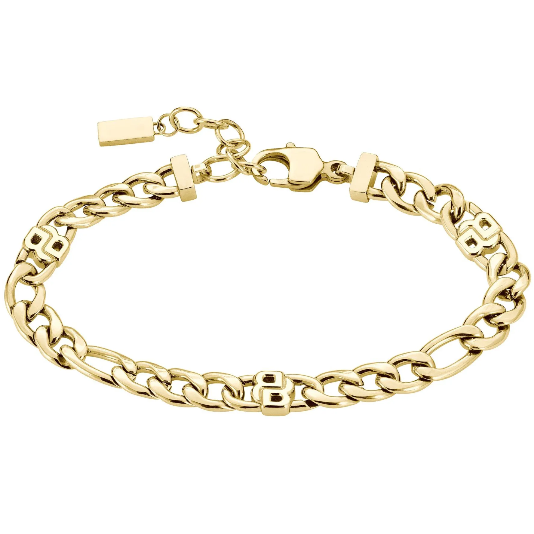 BOSS Double B Yellow Gold Plated Bracelet