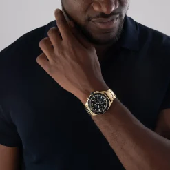BOSS Energy 44mm Yellow Gold Tone Chronograph Men’s Watch