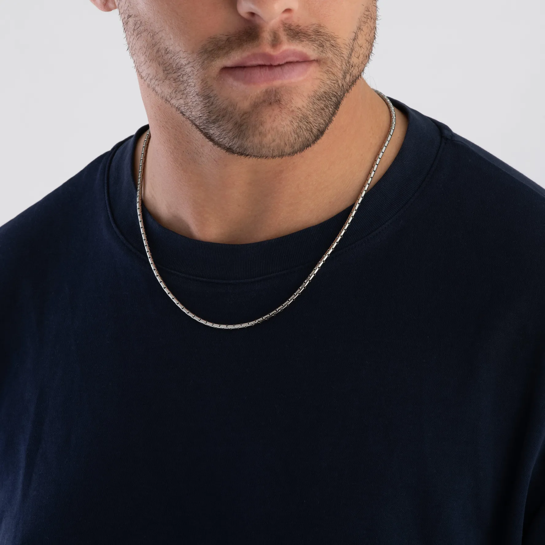 BOSS Evan Stainless Steel Men’s Necklace