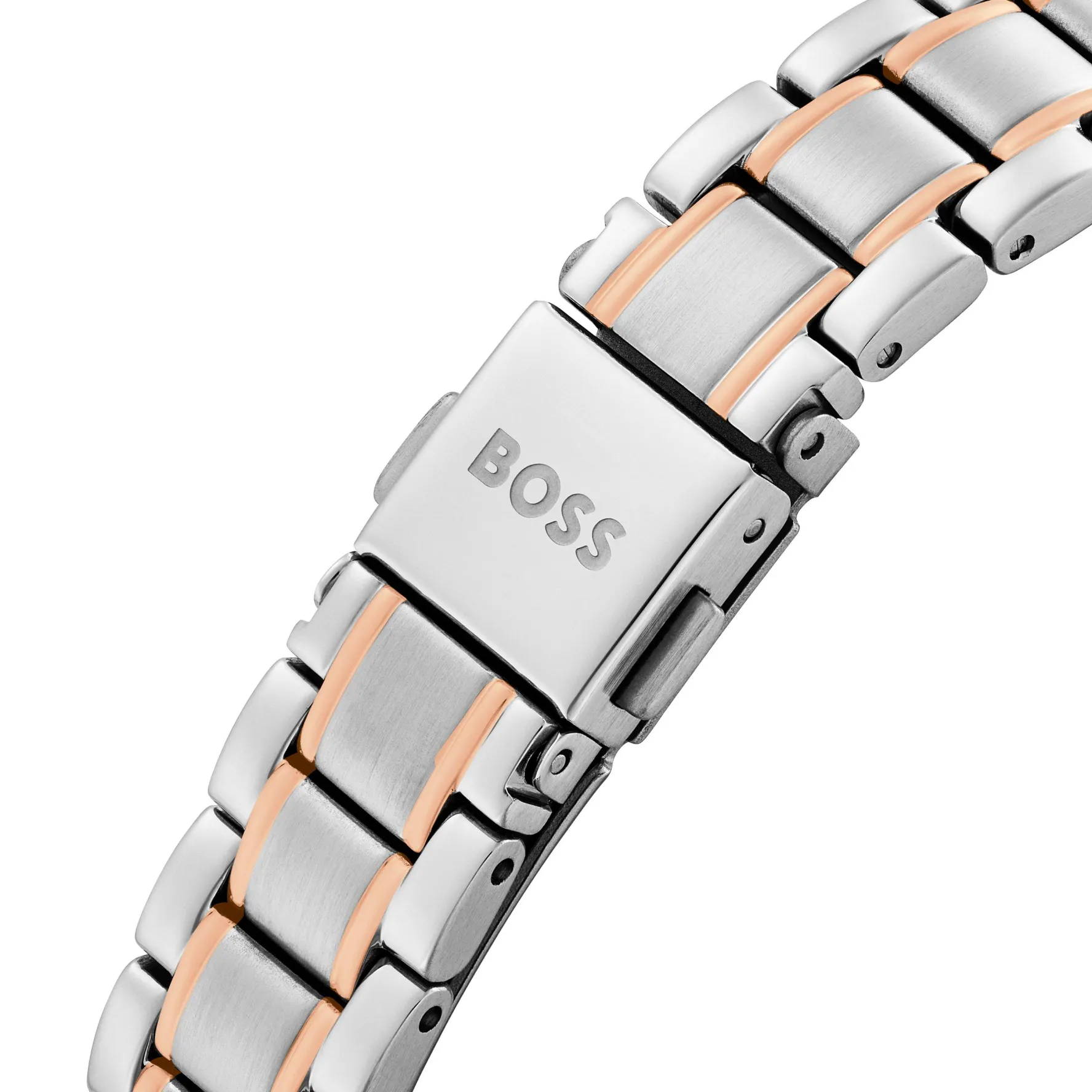BOSS Felina 32mm Stainless Steel and Rose Gold Tone Crystal Ladies Watch