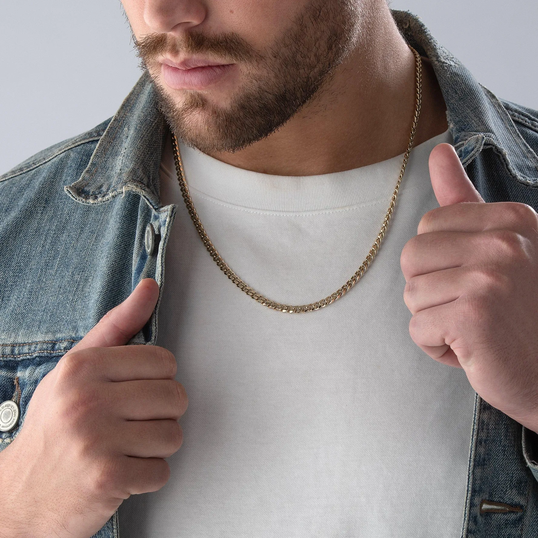 BOSS Gold Tone Chain Men’s Necklace