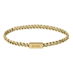 BOSS Gold Tone Chain Men’s Bracelet