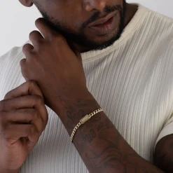 BOSS Gold Tone Chain Men’s Bracelet