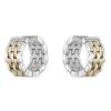 BOSS Gold Tone Hoop Earrings