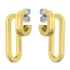 BOSS Gold Tone Link Drop Ladies Earrings