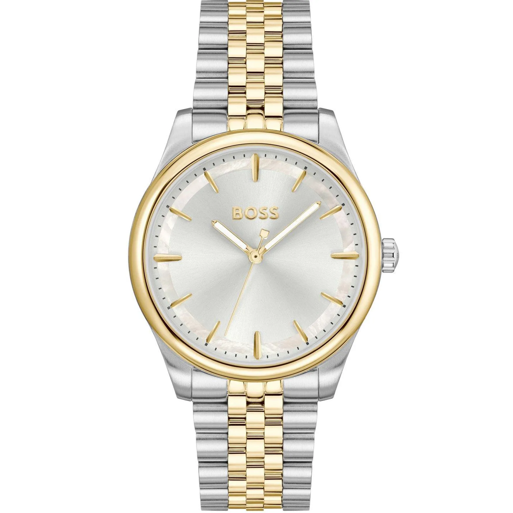 BOSS Graceful 36mm Stainless Steel and Yellow Gold Tone Ladies Watch