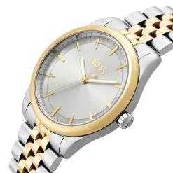 BOSS Graceful 36mm Stainless Steel and Yellow Gold Tone Ladies Watch
