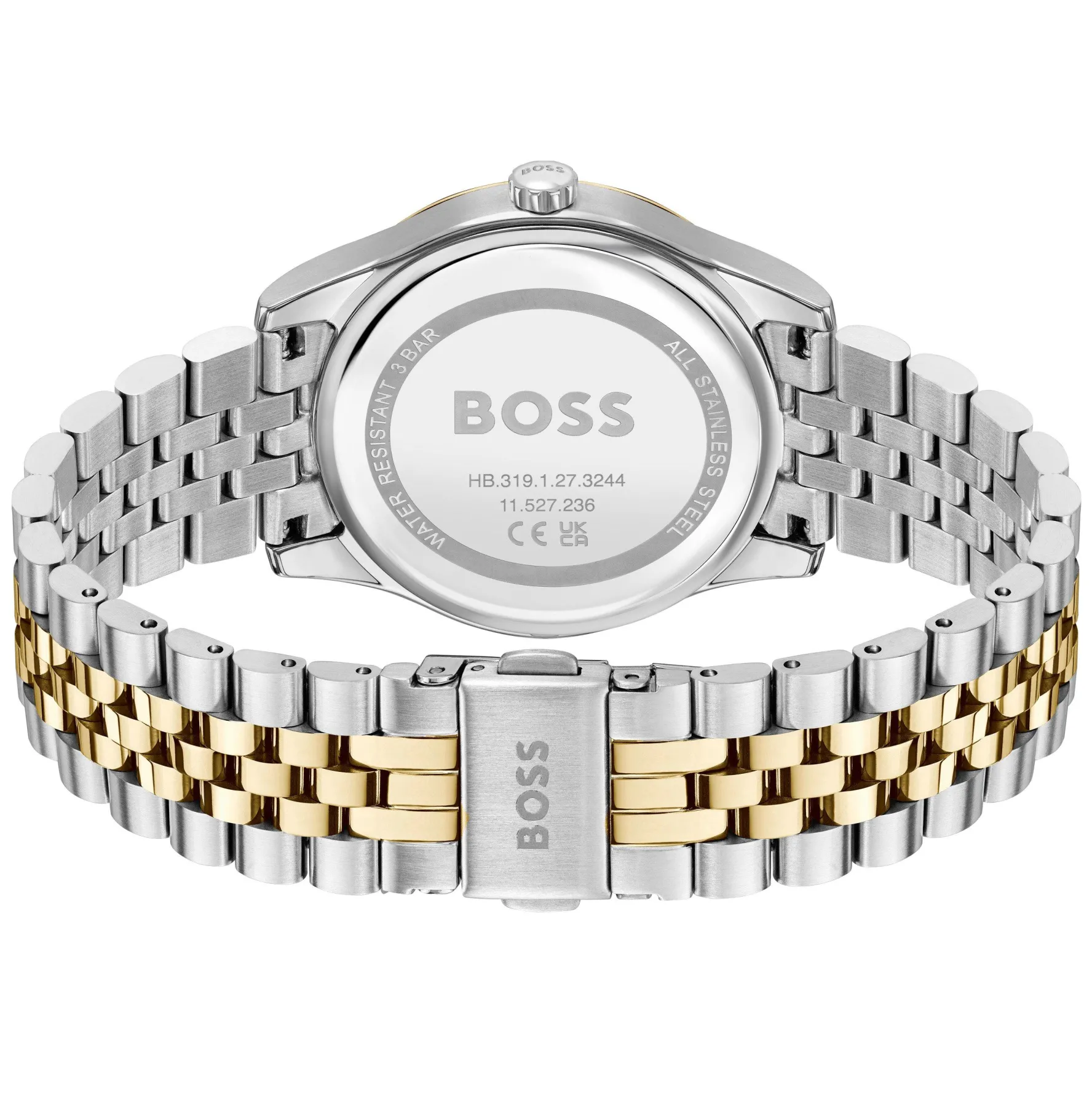 BOSS Graceful 36mm Stainless Steel and Yellow Gold Tone Ladies Watch