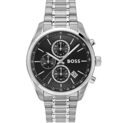 BOSS Grand Prix 44.5mm Stainless Steel Chronograph Men’s Watch