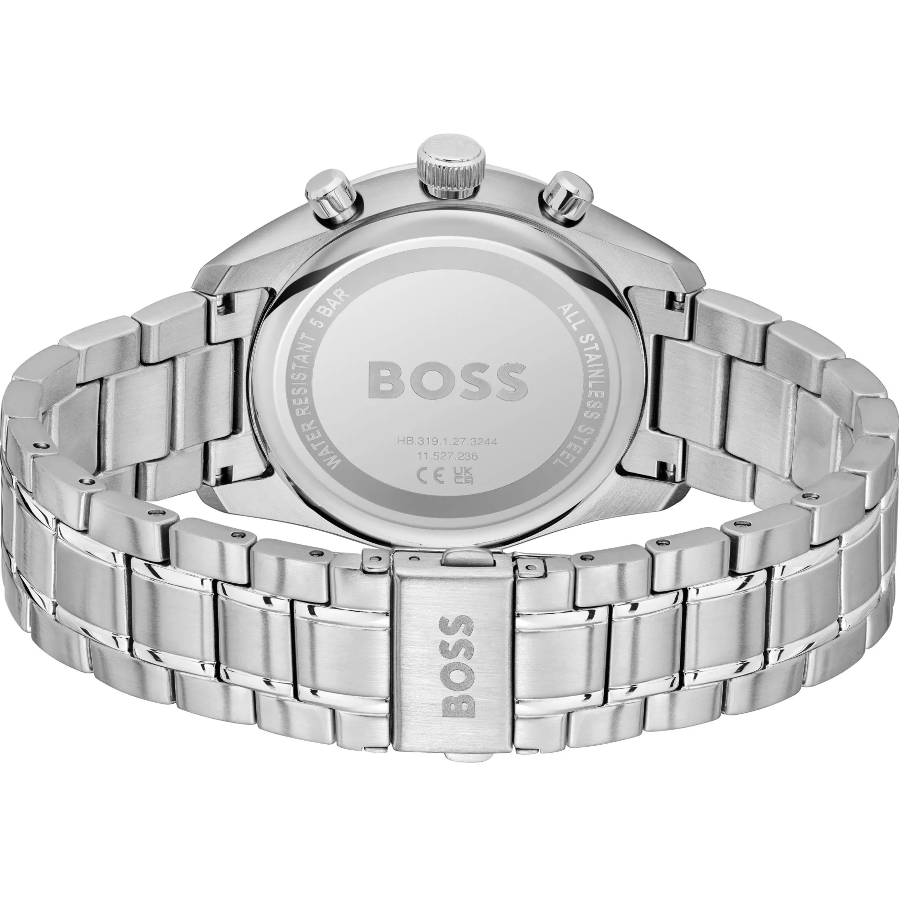 BOSS Grand Prix 44.5mm Stainless Steel Chronograph Men’s Watch