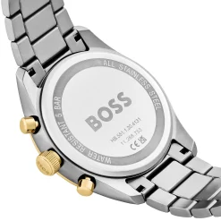 BOSS Grand Prix 44.5mm Stainless Steel and Yellow Gold Tone Chronograph Men’s Watch