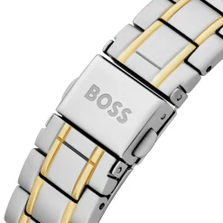 BOSS Grand Tour 38mm Stainless Steel and Yellow Gold Tone Chronograph Ladies Watch
