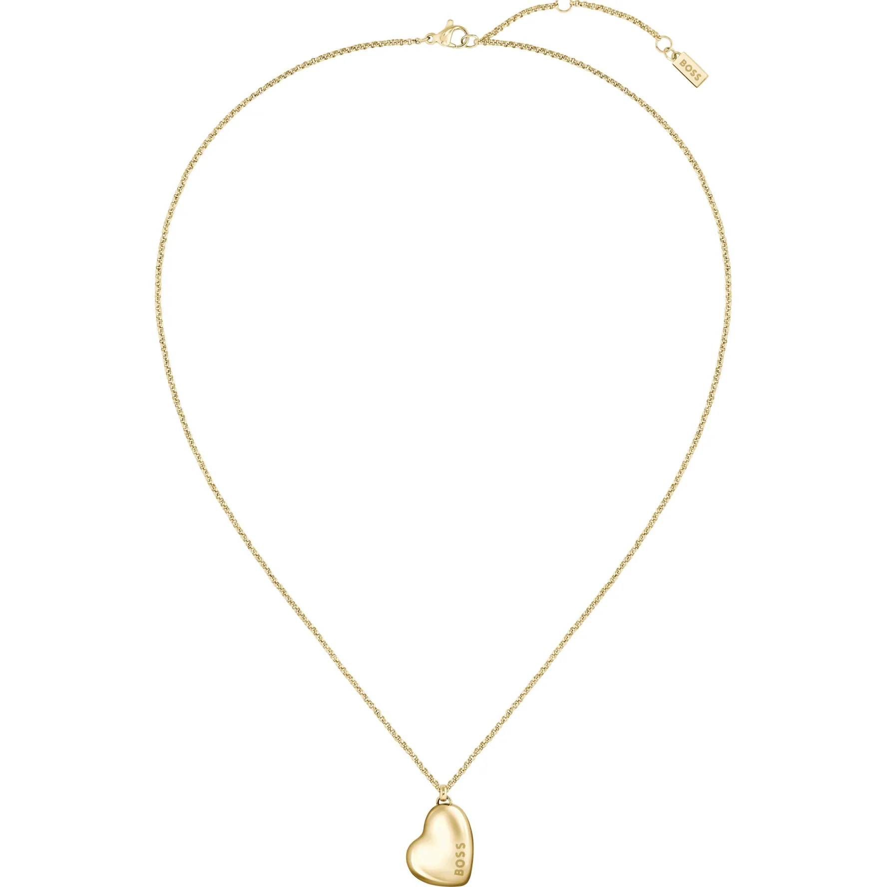 BOSS Honey Heart Yellow Gold Plated Necklace
