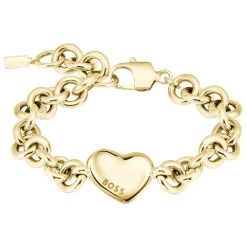 BOSS Honey Love Yellow Gold Plated Heart Bracelet