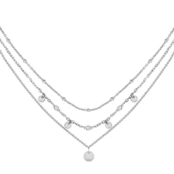 BOSS Iris Stainless Steel Triple Layered Necklace