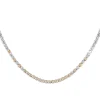 BOSS Kassy Precious Silver Crystal Tennis Necklace