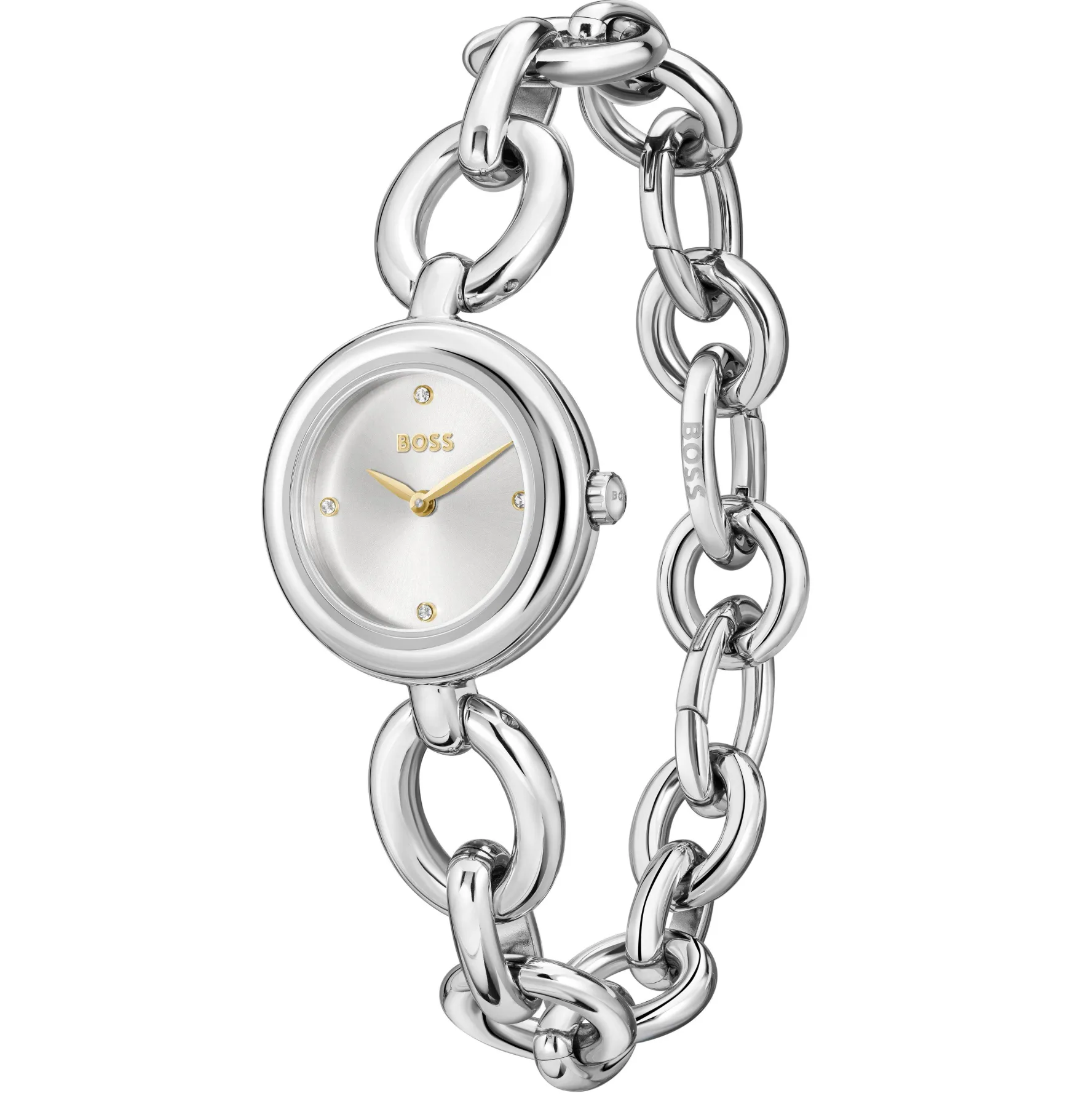 BOSS Live 28mm Stainless Steel Crystal Ladies Watch