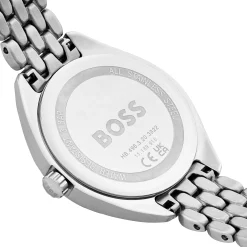 BOSS Mae 30mm Stainless Steel and Yellow Gold Tone Crystal Ladies Watch