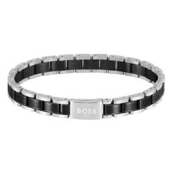 BOSS Metal Link Silver Men’s Bracelet