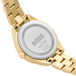BOSS Sage 32mm Yellow Gold Tone Ladies Watch